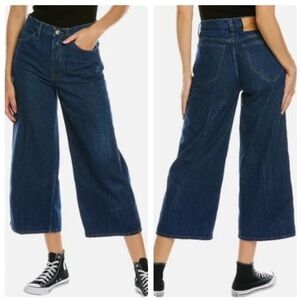 FRAME DENIM Le Italien Wide Leg Crop Jeans
